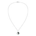 thumbnail image 2 of Sacred Balance Yin and Yang Abalone Shell Inlay Sterling Silver Necklace, 2 of 6