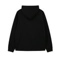 thumbnail image 6 of TRUBKH Full Zip Up Hoodie athletic jacket women kimono cardigan zip up hoodie women hoodies for women And Winter Casual Sports Semi Zipper Hooded Short Plush Sweater Hooded Sweater Black M, 6 of 9