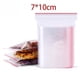 thumbnail image 1 of 100/300/500 piezas/paquete Bolsas de plástico con cierre hermético resellables Bolsas de polietileno transparente con cierre hermético Bolsas de organización al vacío para alimentos frescos que se pu, 1 of 5