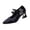 Black, variant on Women'S Rhinestone Butterfly Pointed Toeer High Heel Shoes Plus Size Patent Leather Comfortable For Spring Summer Work Party Burgundy