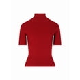 thumbnail image 2 of Courrèges "Reedition" Ribbed Top – Red (Women's), 2 of 3