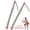 Pink, variant on DZORUN Ropeless Battle Ropes - 2PCS Portable Cordless Fitness Ropes for Home Gym Outdoor Workout Strength Training Equipment