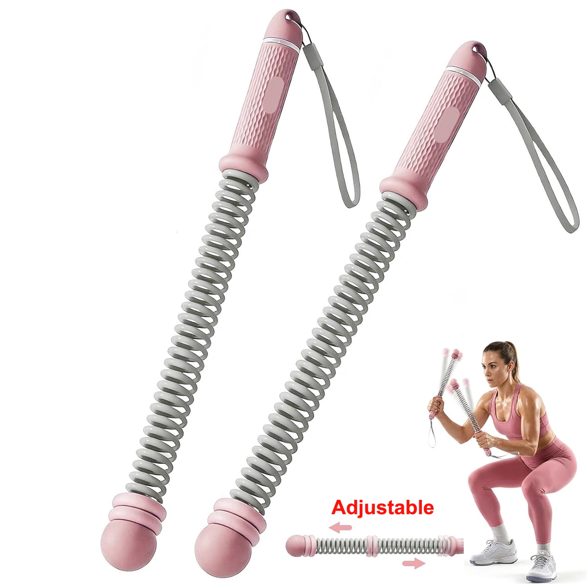 DZORUN Ropeless Battle Ropes 2PCS Cordless Fitness Ropes Home Gym Essentials Outdoor Workout Core Chest Strength Training Exercise Portable Equipment
