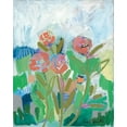 thumbnail image 2 of Roberts, Kait 26x31 Black Ornate Wood Framed with Double Matting Museum Art Print Titled - The Garden in May, 2 of 4