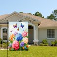 thumbnail image 2 of Amhnf Colorful Butterflies And Flowers Garden Flag For Home Outdoor Garden Yard Decor 12x18 inch, 2 of 5