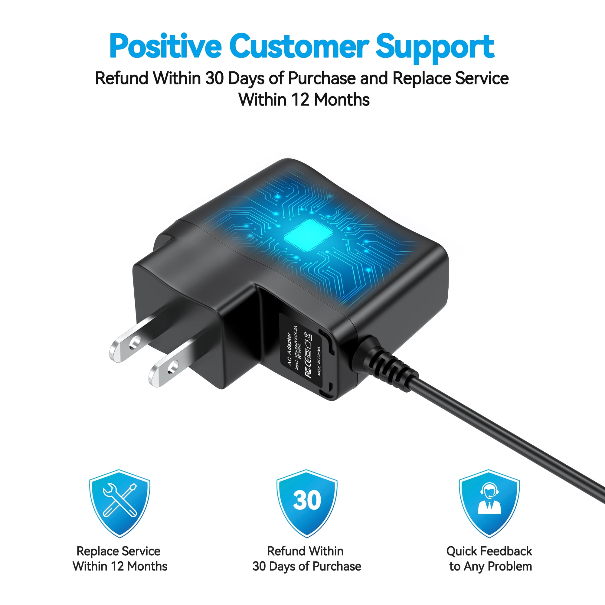 PKPOWER AC DC Adapter For Kodak PIXPRO AZ251 AZ365 AZ421 Digital Camera Power Supply Cord Cable Wall Home Charger Mains PSU