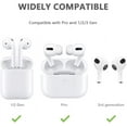 thumbnail image 2 of LAICAIW Ear Hooks Compatible with AirPods Pro [Multi-Dimensional Adjustable] Accessories Compatible with Apple AirPods 3 2 1 Gen(Transparent), 2 of 7