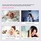 thumbnail image 5 of Auriculares para dormir Auricular de música estéreo Cómodo compatible con Bluetooth V5.0 para personas que duermen de lado FLhrweasw El nuevo, 5 of 9