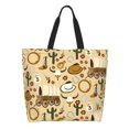 thumbnail image 1 of Easygdp Wild West Cowboy Bolsas Tote para Mujer, Bolsos de Hombro para Viaje, Bolsos de Mano de Gran Capacidad para Compras y Trabajo, 1 of 8