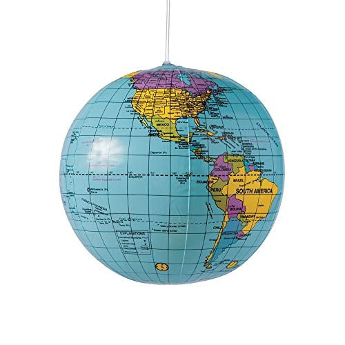 globe beach ball