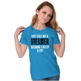thumbnail image 4 of They Call Me A Dreamer Sleep A Lot Womens Fitted Plus Size Graphic Tee Brisco Brands 2X, 4 of 5