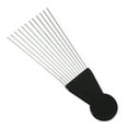 thumbnail image 5 of Unique Bargains 2 Pcs Metal Hair Pick Afro Comb for Curly Hair Afro Picks Hairdressing Styling Tool Black 8.07"x3.03", 5 of 7