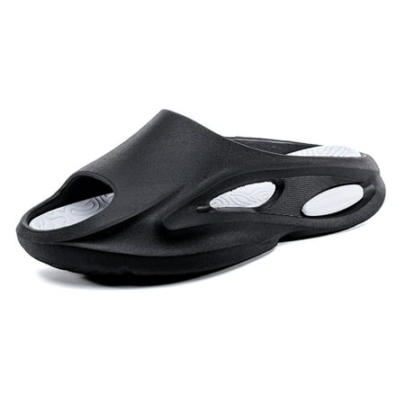 

Womens Mens Bathroom Shower Slippers Indoor Home Beach Non Slip Pillow Sandal Soft Shower