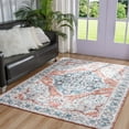 thumbnail image 2 of Wondo Washable Rugs Vintage Area Rug Rug for Living Room, Bedroom, Kids Room, 6' x 9', Light Orange, 2 of 8