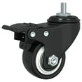 thumbnail image 2 of vidaXL Caster Wheels 4 pcs Black 1.4" Iron, 2 of 9