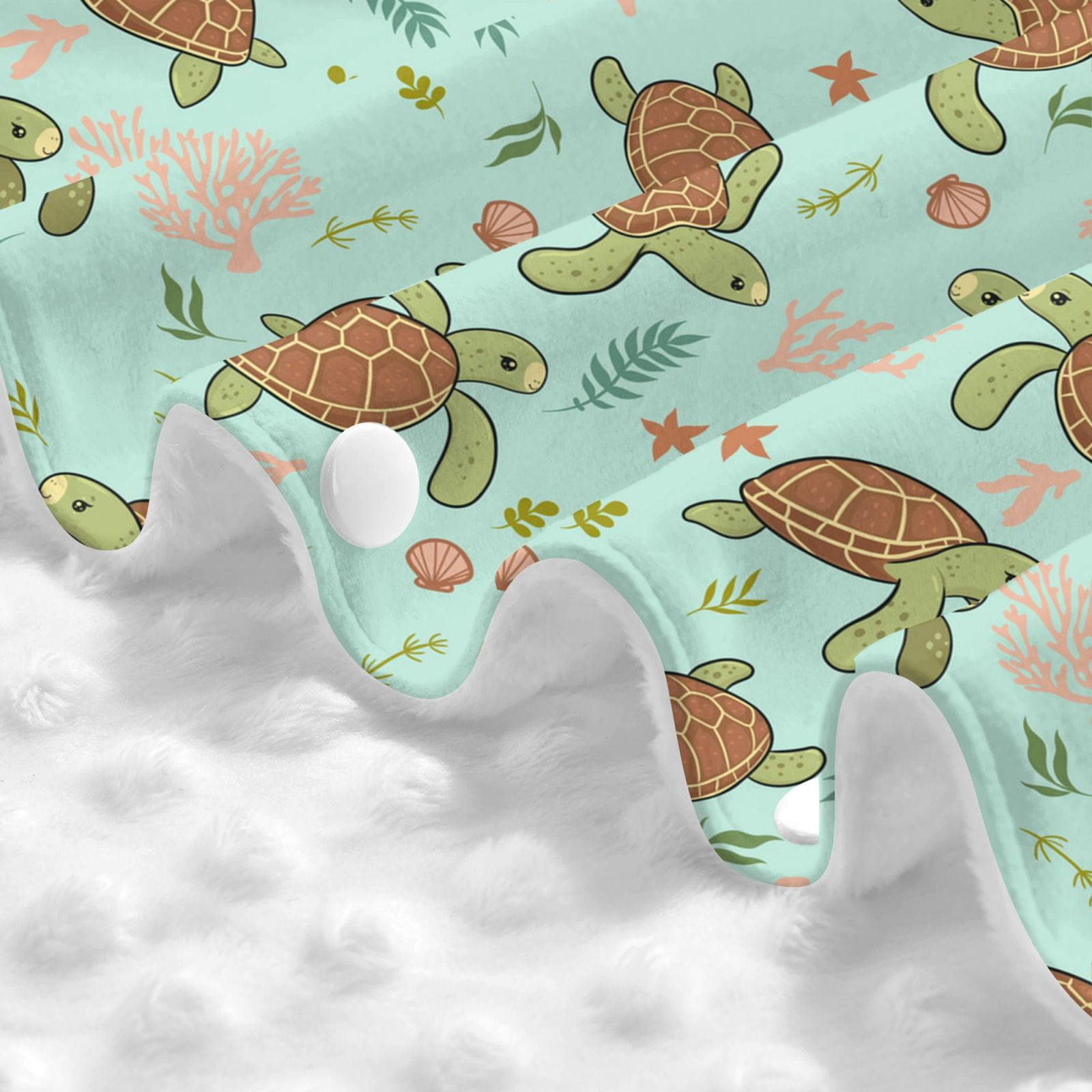 Car Seat Cover Baby - Cute Sea Turtles Breathable Infant Car Seat Cover for Baby Carseat, Lightweight Comfort Baby Essentials Must Haves Newborn Stuff for Girl Boy