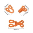 thumbnail image 2 of Ganchos y Ojos de costura Unique Bargains 12uds Poliéster Cubierto naranja 23mm, 2 of 6