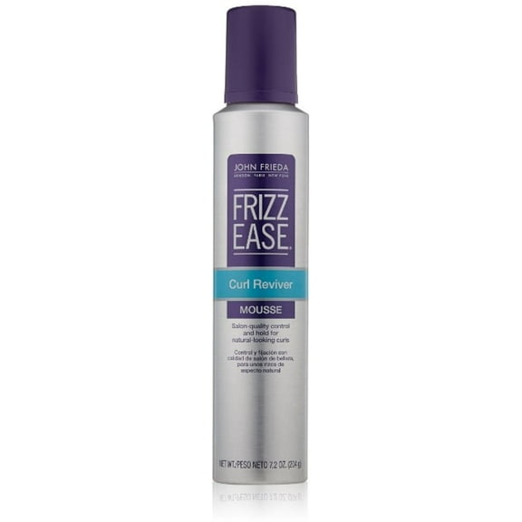 John Frieda Frizz-Ease Styling Mousse, Curl Reviver 7.2 oz (Pack of 6)