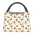 thumbnail image 2 of Vsdgher Squirrel Playing Print Insulated Reusable Bags with Sturdy Zipper and Handles, Foldable Totes for Hot or Cold Food Bring or Delivery, 2 of 8