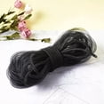 thumbnail image 6 of U8MO Black Mesh Tubing Cords Flexible Tube Party Ribbon Net Threads Wreath 4~20mm DIA-16mm, 140yards, 6 of 9