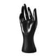 thumbnail image 2 of Mano de maniquí femenino, soporte para pulseras, brazaletes y collares, resistente, moderno y ligero, expositor de anillos, para guantes y cadena de Negro, 2 of 8