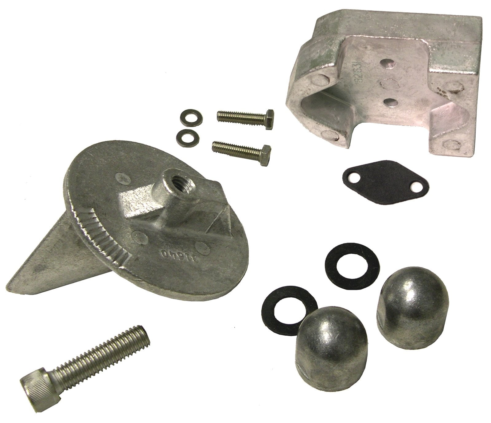 メル97586① Complete Aluminum Anode Kit for Mercruiser Alpha 1