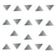 thumbnail image 4 of Etiqueta de la pared calcomanías de pared calcomanías de decoración del hogar triangular para sala de estar para dormitorio para pared de fondo de TV para pared de fondo de ANGGREK Otros, 4 of 8