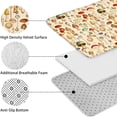 thumbnail image 5 of Colorful Mushroom Assortment Beige Pattern Bathroom Rugs Sets 3 Piece,Toilet Cover Set,Absorbent Non Slip Bathroom Mats Sets with U-Shaped Contour Rug Toilet Rug Set, 5 of 5