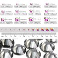 thumbnail image 3 of Cristal de uñas plano, diamantes de imitación de cristal para disfraces de baile de uñas artesanales Adepaton CPB-US-CJZ234-2, 3 of 5