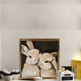 thumbnail image 4 of CCOCC Easter Wall Art Vintage Bunny Flower Canvas Print for Living Room,Khaki, 4 of 7