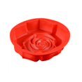 thumbnail image 3 of Rose Flower Shape Silicone Cake Pan Kitchenware DIY Mold, 3 of 5