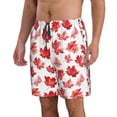 thumbnail image 2 of Fotbe Realistic Maple Leaf Trajes de Baño Estampados para Hombre, Shorts de Verano de Secado Rápido, Ropa de Playa, Bañadores-X-Large, 2 of 6