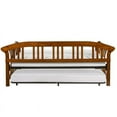 thumbnail image 4 of Hillsdale Furniture Dorchester Wood Mission-Style Twin Daybed with Trundle, Walnut, 4 of 12