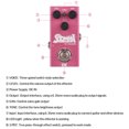 thumbnail image 4 of Graflsoa DK British Distortion Pedal with Metal Housing, True Bypass, 6.35mm Input/Output, Tone, Gain, Level Control, LED Indicator, 3PDT Switch, 9V DC Powered, 4 of 6