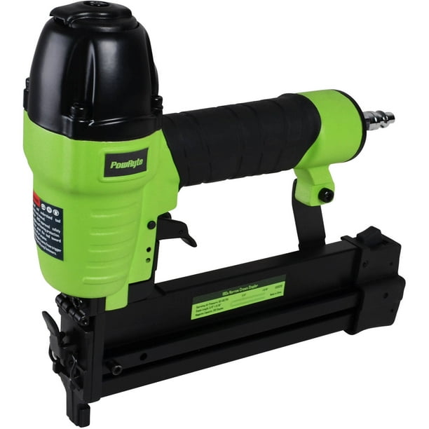 PowRyte 500020 Elite 18 Gauge Air Narrow Crown Stapler, 5/8" to 15/8