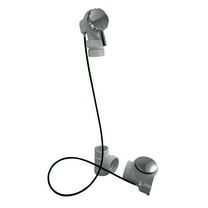 Westbrass 45" Lever Assist Cable Drive Bathtub Drain Trim Kit with Ball Joint Elbow and Sch. 40 PVC Fittings, Polished Chrome