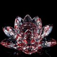 thumbnail image 3 of Gobestart Lotus Crystal Glass Figure Paperweight Ornament Feng Shui Decor Collection, 3 of 3