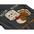 thumbnail image 4 of Thanksgiving Cat Meow Funny Hiding Turkey Women's T-shirt For Women, 2XL, White, 4 of 6