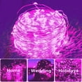 thumbnail image 3 of Luces de cadena DAYLIGHTIR 200 LED 20m Solares de color rosa, 3 of 5