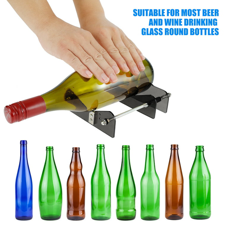 Glass Bottle Cutter, Upgrade Bottle Cutter & Glass Cutter Kit for Bottles,  Wine Glass Bottle Cutter Tool to Cut Bottles Wine Beer Liquor Whiskey