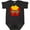 Black Leopard, variant on Inktastic French Fries Funny Fry Lover Boys or Girls Baby Bodysuit