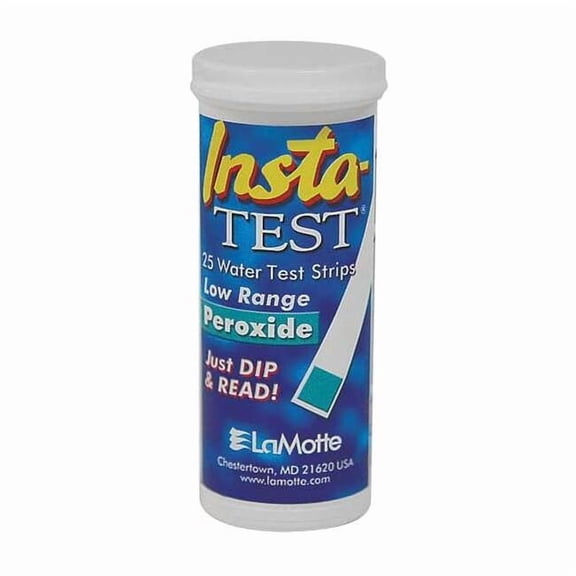 Lamotte Test Strip,Hydrogen Peroxide,PK25 2984LR