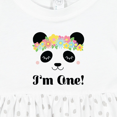 thumbnail image 4 of Inktastic First Birthday Panda 1 Year Old Girl Girls Baby Dress, 4 of 5