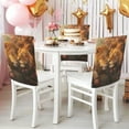 thumbnail image 5 of YAZAOO Chair Covers Set Home Kitchen Lions in Floral Embrace Party Decor Seat Back Cover Protector, 5 of 6
