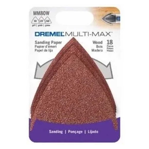 Dremel Accesorio Kit Lija Multi Max 18 Pz-80w Dremel 2615M80WAA