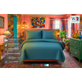 thumbnail image 2 of Juego de Sábanas Polares Matrimoniales We2 Dream - Extra suave s- Para todo el año y habitaciones con aire acondicionado - Color Azul Petróleo, 2 of 12