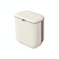 thumbnail image 1 of predolo Papelera Plegable de Cocina Ahorra Espacio Cubo Basura Puerta Armario Montaje Versátil para Baño, Oficina, Autocaravana, 1 of 9