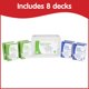thumbnail image 2 of Juego de 8 barajas Playing Cards edxeducation, aptas para escuelas, 2 of 9