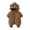 Khaki, variant on LYHao Girls Down Jumpsuit Infant Winter Wear Baby Thermal Romper Snowsuit Thickened Warm Outfit Full Cozy Girls Down Coats,Sizes 18-24 Months