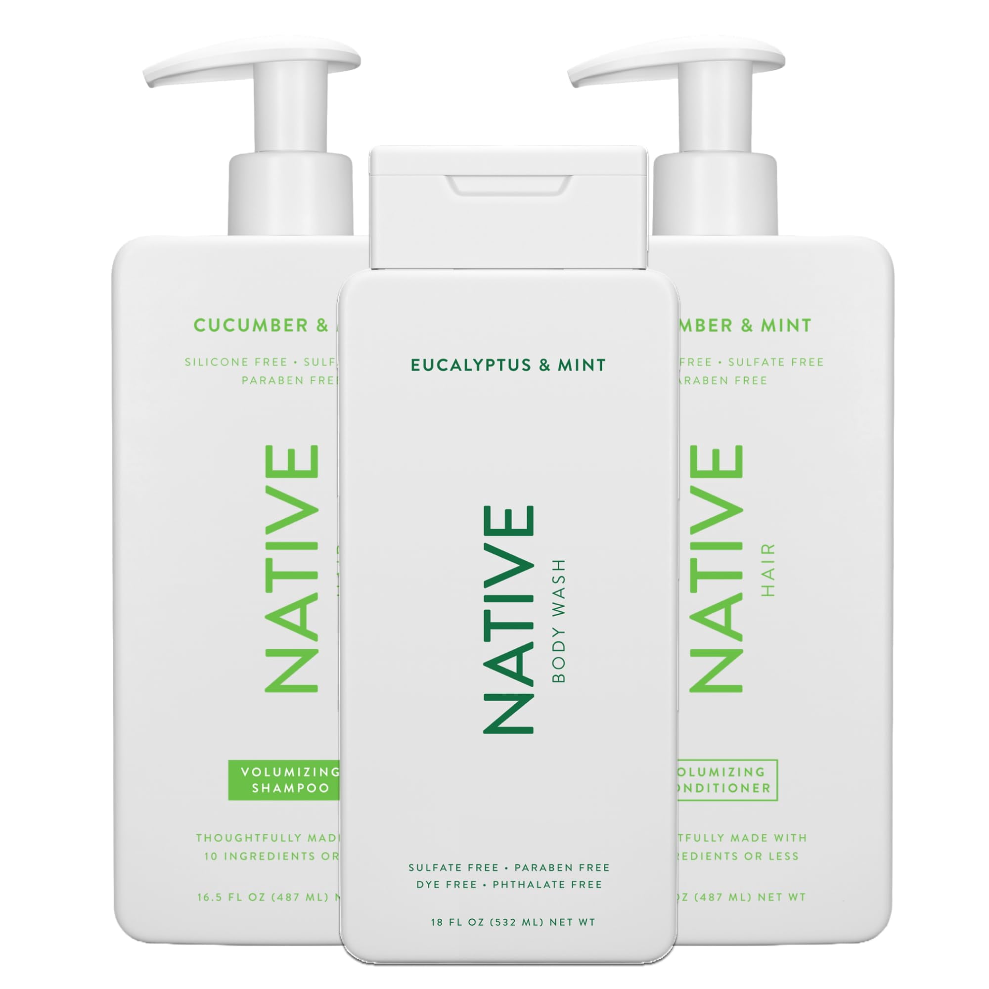 Native Champú Set de champú y acondicionador y gel de baño Native Strengthening ...
